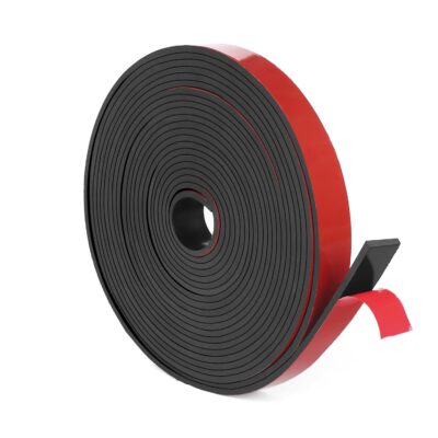 WochiTV Adhesive Rubber Strips: 1/2" x 1/16" x 180"