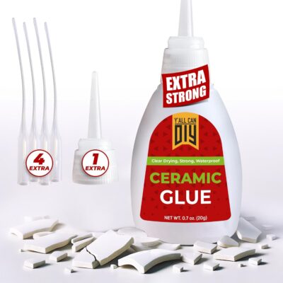 Y'allCanDiy Waterproof Ceramic Glue - Best for China/Porcelain