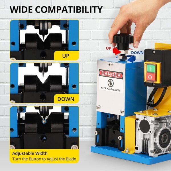 Electric Wire Stripper Machine for 1.5-25 mm Scrap Wire - Image 3