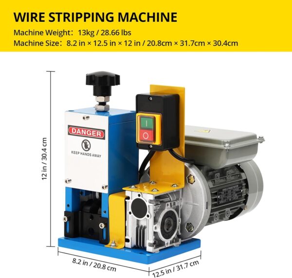 Electric Wire Stripper Machine for 1.5-25 mm Scrap Wire - Image 5