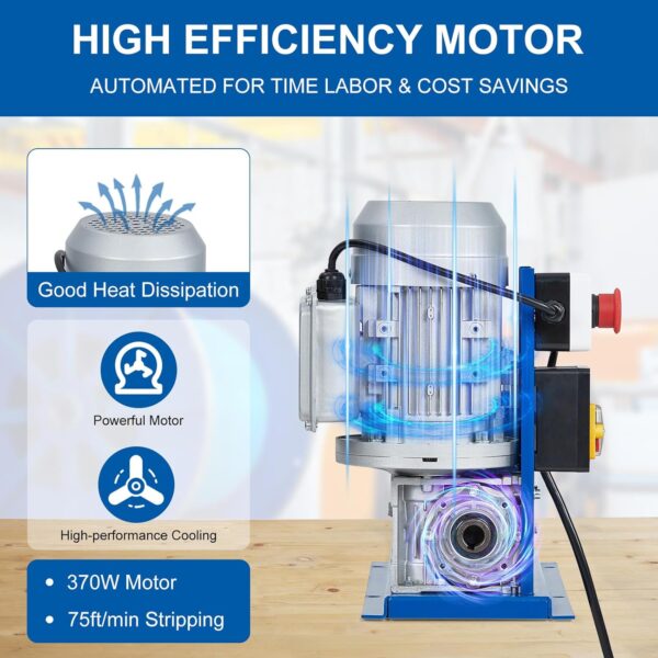 GARVEE Automatic Wire Stripper for Scrap Cable Copper Recycling - Image 4