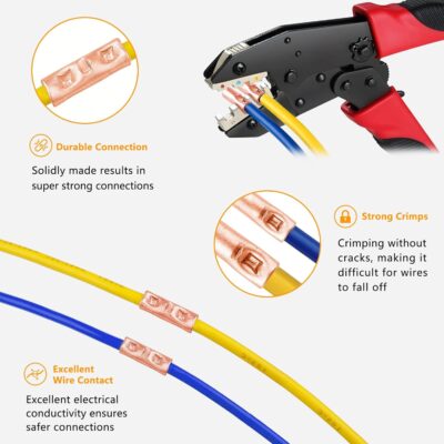 SVAAR 8 Gauge Butt Connectors with Heat Shrink Tube - Image 5