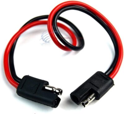 5 Pack 8 GA 12" 2 Pin Quick Disconnect Harness - Image 2