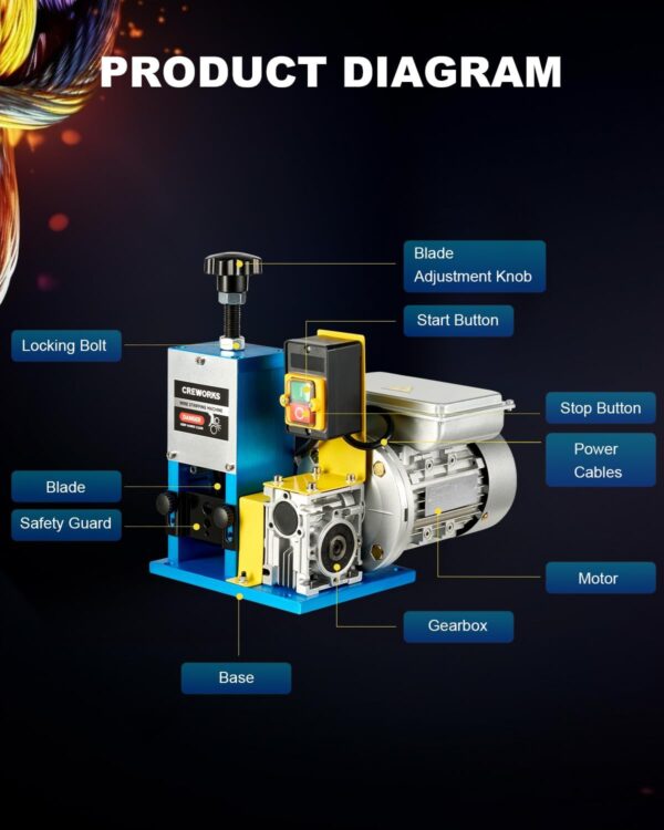 Electric Wire Stripper Machine for Leftover Cable Recycling - Image 3