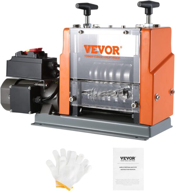 VEVOR Electric Wire Stripping Machine, 0.06''-0.98'' Automatic Stripper - Image 9