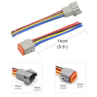 Deutsch DT 8 Pin Connector Set for Automotive Wiring - Image 3