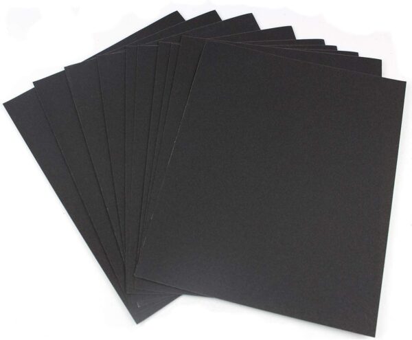 180 Grit Sandpaper Sheets for Wood, Metal, Automotive - 10 Pack - Image 2