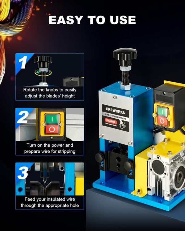 Electric Wire Stripper Machine for Leftover Cable Recycling - Image 2