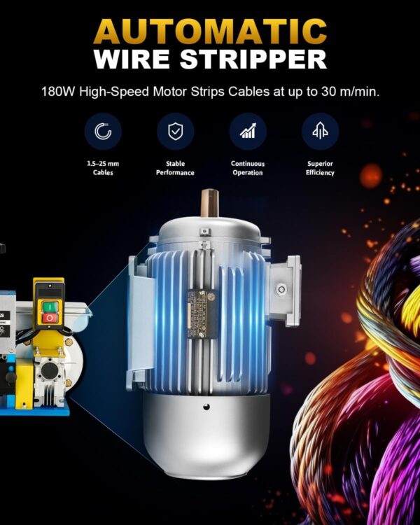 Electric Wire Stripper Machine for Leftover Cable Recycling - Image 4