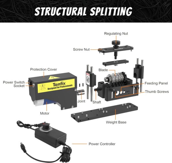 Electric Scrap Wire Stripper Machine, 6 Channels, 5 Blades - Image 4