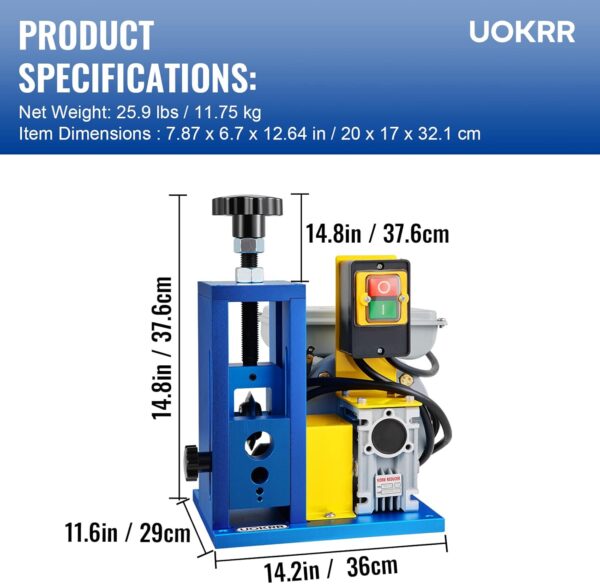 180W Electric Wire Stripper for Copper Wire Recycling - Image 7