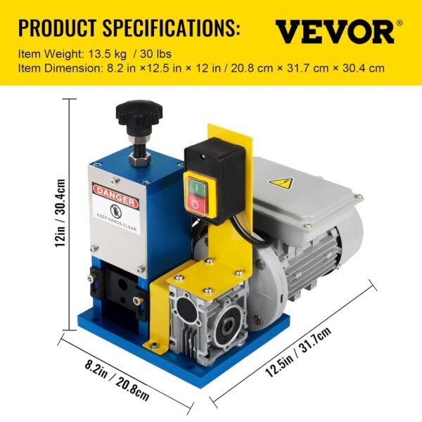 Vevor Portable Electric Wire Stripper for Scrap Copper Recycling - Image 10