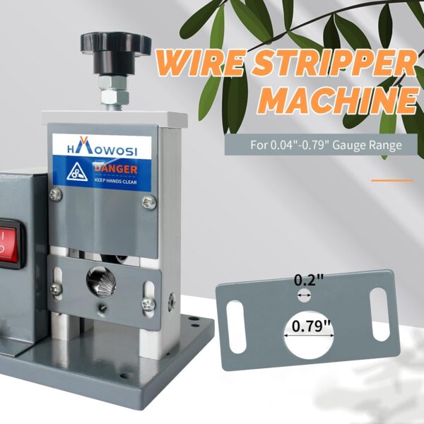 Electric Wire Stripper Machine for Recycling Copper, 0.04"-0.79" - Image 6