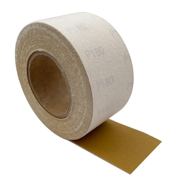 180 Grit Hook and Loop Sandpaper Roll for Woodworking - Image 2