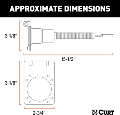 CURT 4-Way to 7-Way Trailer Wiring Adapter - Image 2