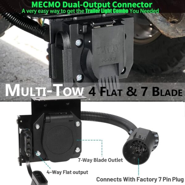 Multi-Tow Trailer Wiring Adapter for Ford GM Ram GMC Sierra Grand Cherokee - Image 2