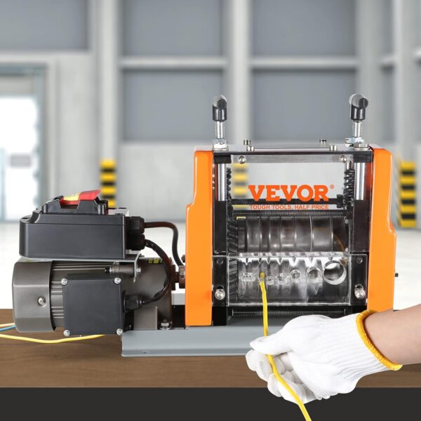 VEVOR Electric Wire Stripping Machine, 0.06''-0.98'' Automatic Stripper - Image 8