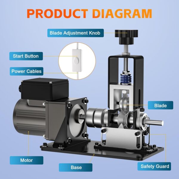 Electric Wire Stripping Machine for Copper Wire Recycling - Image 6