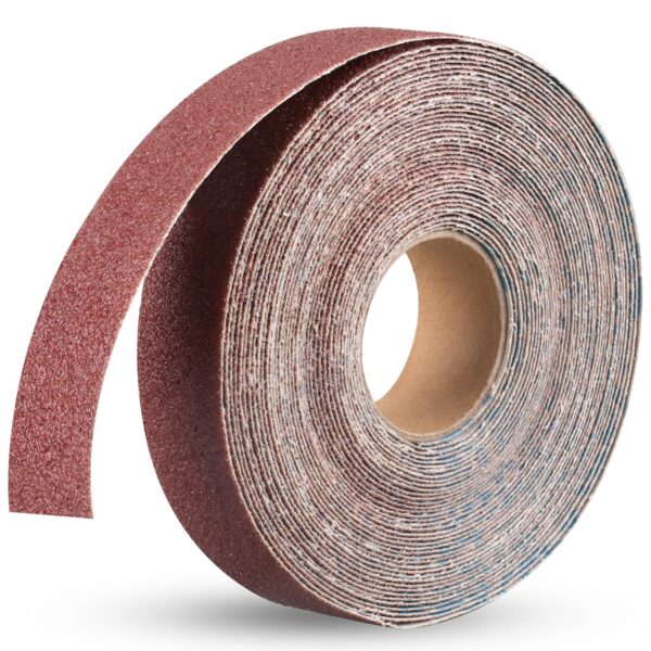 180 Grit Sandpaper Roll, 1" x 32.13 Feet Emery Cloth - Image 9