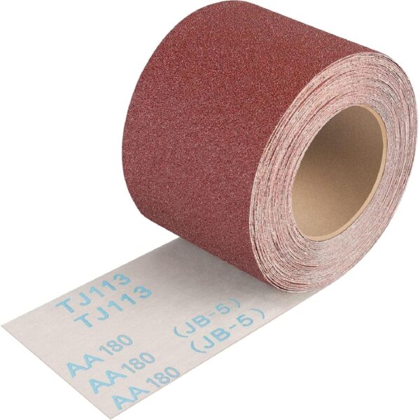 180 Grit Sandpaper Roll for Metalworking and Wood Finishing