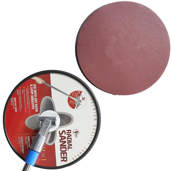 10 PCS 9" 180 Grit Sanding Discs for Hand Sander - Image 8