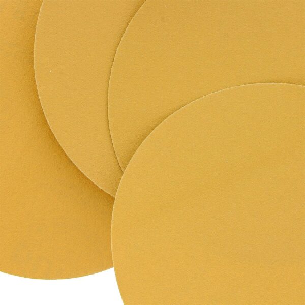 6" Gold PSA Sanding Discs - 180 Grit (Box of 50) - Image 3