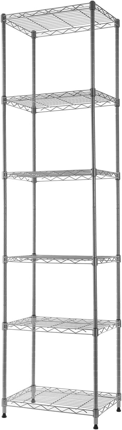 REGILLER 6 Wire Shelving Storage Rack for Various Spaces