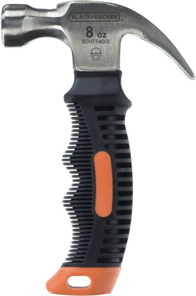 BLACK+DECKER Stubby Small Hammer, 8oz - BDHT54001