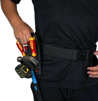 Compact Tool Pouch with Belt Clip and Knife Holder - Image 8