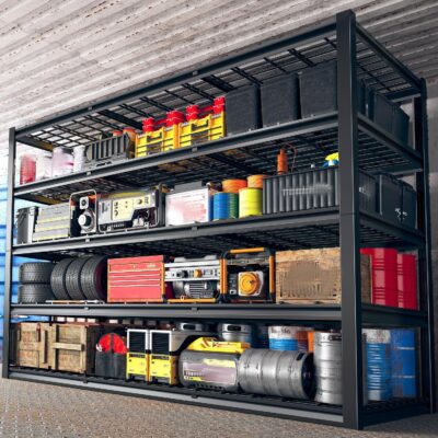 Heavy Duty 5 Tier Garage Shelving Unit, 72" H x 60" W x 24" D