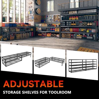 Heavy Duty 5 Tier Garage Shelving Unit, 72" H x 60" W x 24" D - Image 7