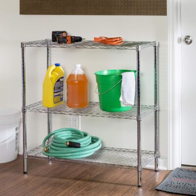 Honey-Can-Do 3-Tier Heavy-Duty Adjustable Shelf Storage Unit - Image 2